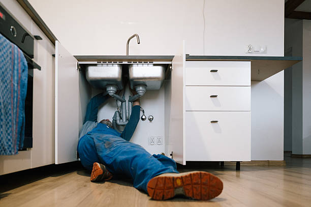 Professional Drain Cleaning technician working in Hathorne, MA